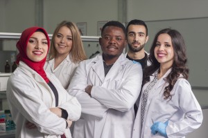 Young Professionals in het lab