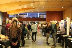 Overzicht van de stands die een sfeerimpressie geven tijden de Next Step Master Day van 2023